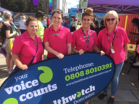Picture - Healthwatch Doncaster at Doncaster Pride on 17th August 2019 1.jpg